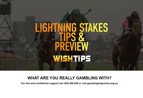 lightning stakes tips|Lightning Stakes 2024 Tips & Betting .